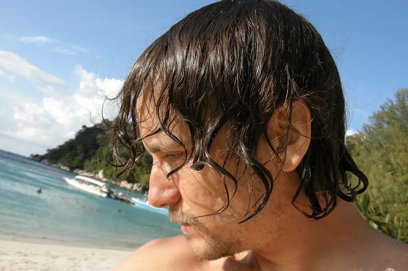 Jesus Christ. Pulau Perhentian Besar Island, Malaysia.