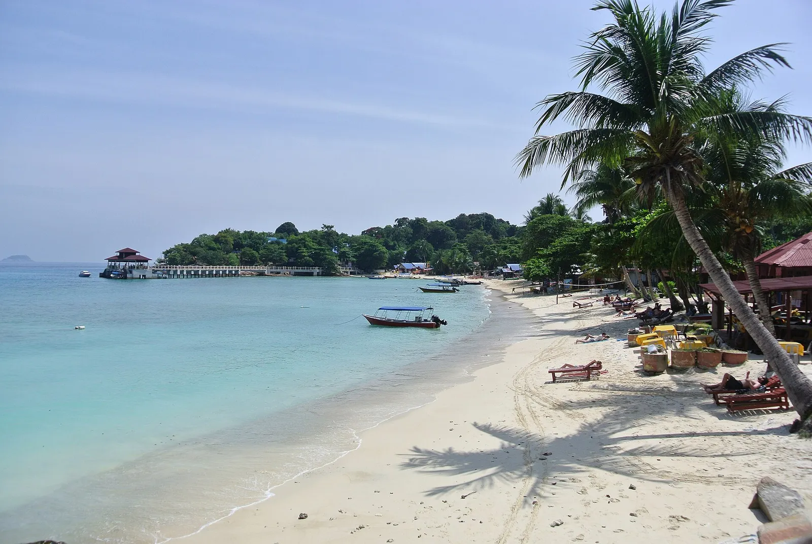View of Coral Bay on Pulau Perhentian Kecil