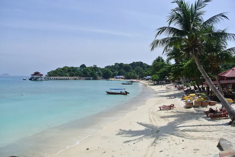 View of Coral Bay on Pulau Perhentian Kecil