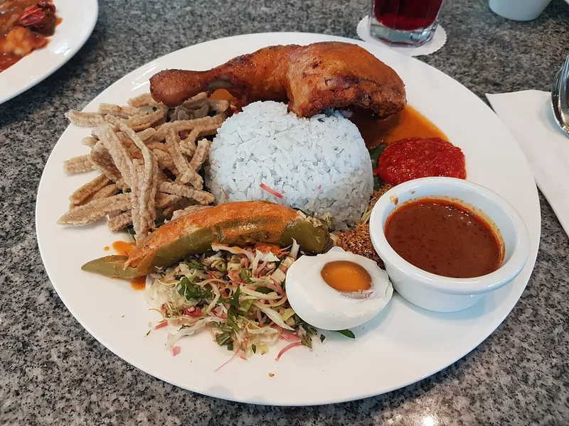 Rice dish from East coast of peninsular Malaysia